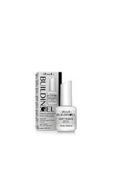 IBD Soft White Building Gel with retail packaging, designed for clean white nail enhancements and tips.